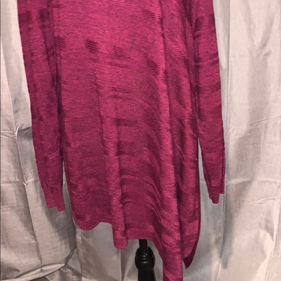 Apt 9 asymmetrical maroon long sleeve NWT - Picture 3 of 6